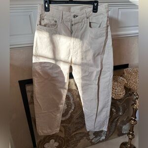 Rag & Bone Organic Cotton Pants in Cream